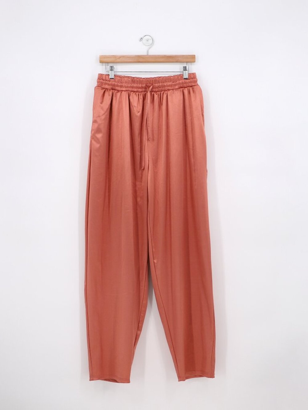 NWT LAINA RAUMA Club Bed Drawstring Satin PJ Pants Size XL